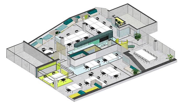 1000m²办公设计方案